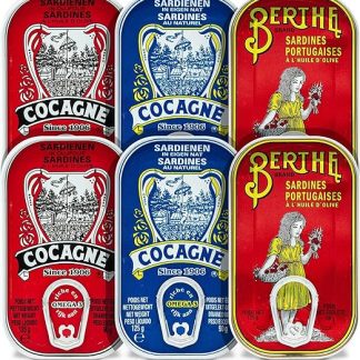 Португальский комплект штор 3 типа 6 банок 6 х 125 г Кокань Берта Рамирес Португалия