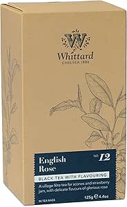 Whittard of Chelsea English Rose 50 Teas