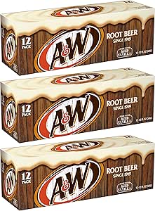 Корневое пиво A&W - импортировано из США! (36 x 355 мл) с залогом 9,00 евро.