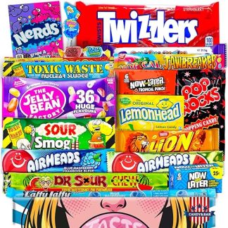 Набор конфет Sweets USA 21 штука Сладкие конфеты Импортировано из США День рождения Набор конфет Национальный день лучших друзей Пищевая ценность Конфеты и батончики ®