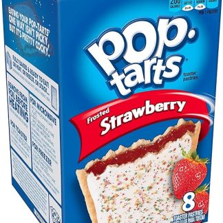 Клубничные пирожные Pop Tarts с глазурью от Kellogg's, 416 г (14,7 унций)