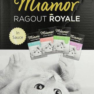 Miamor Ragout Royale: ассорти из рыбы и мяса в соусе. Мультибокс, 4 x 12 x 100 г.